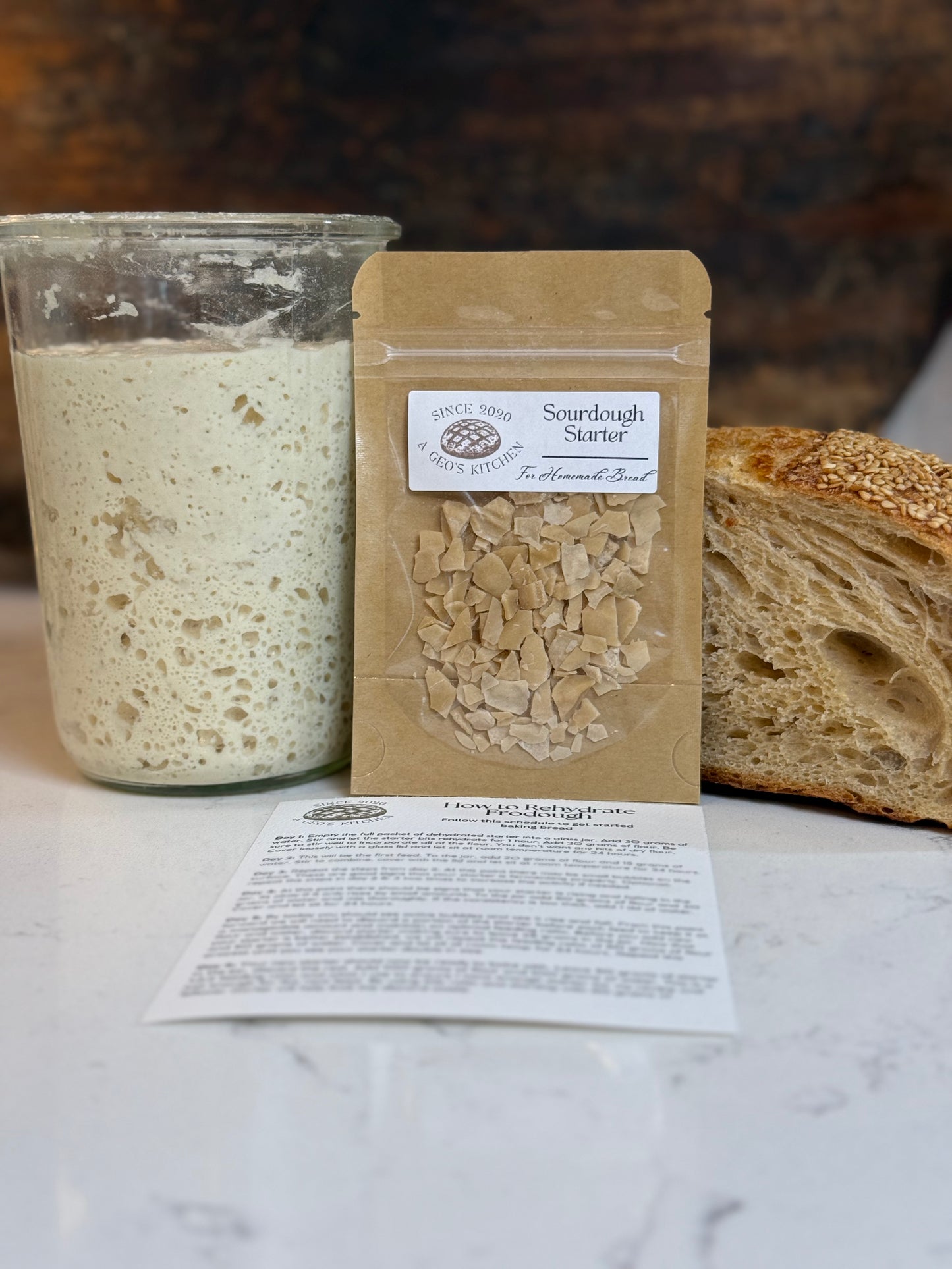 Dehydrated Sourdough Starter
