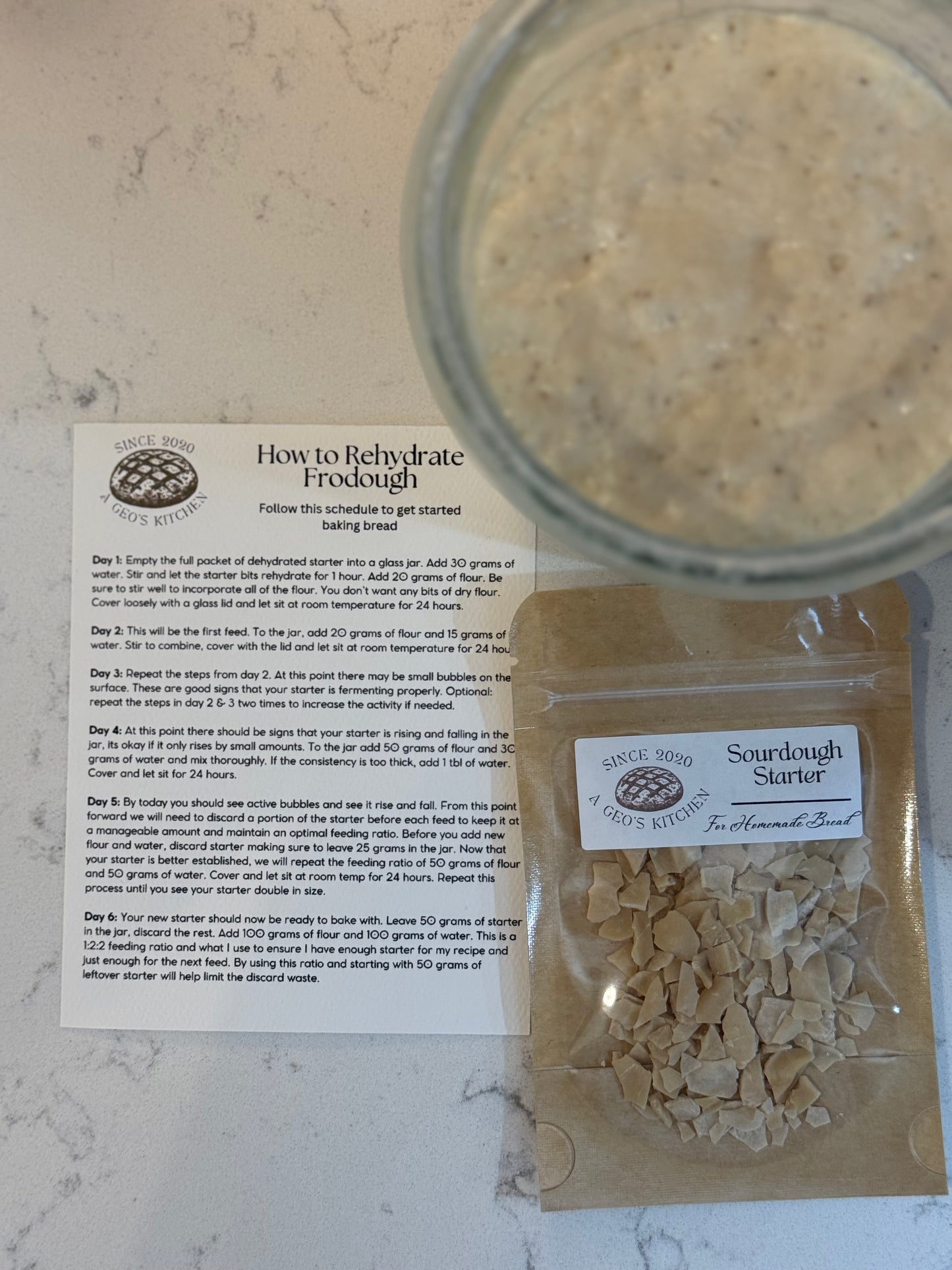 Dehydrated Sourdough Starter